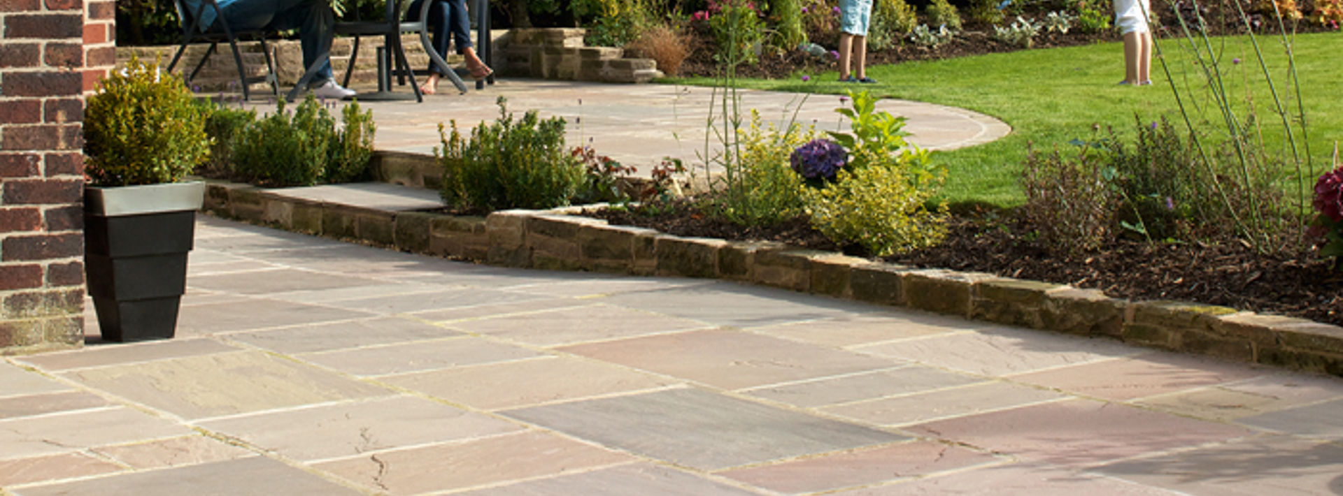 Laying Sandstone Paving Hero Image